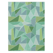 Blått och Grönt Havsglas Bord Trasa