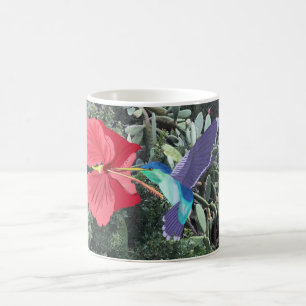 Blått och Grönt Humming Bird Kaffemugg