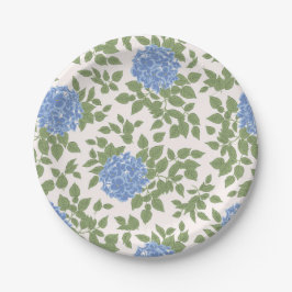 Blått och Grönt Hydrangea-Blommigtar