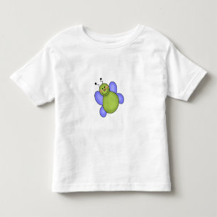 Blått och grönt le kryp tee shirt