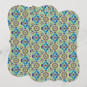 blått och grönt mönster på gröntens bakgrund