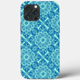 Blått och grönt-stammar från iphone case