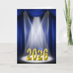 Blått och Guld 2025 Studenten Spotlight Kort