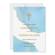 Blått och Guld Boy Bekräftelse