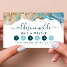 Blått och Guld, modern konst i flytande vattenfärg