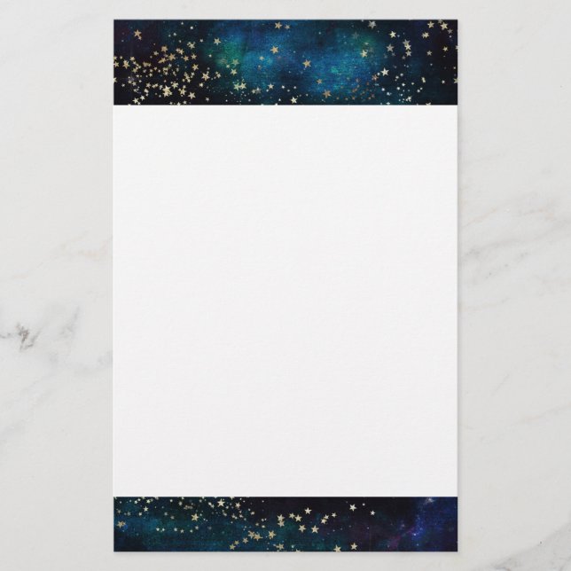 Blått och Guld under stjärnorna Himlar (Framsida)