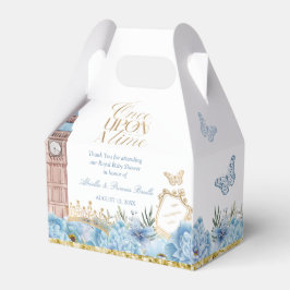 Blått och Guld vid en tidsprinsessa-favoritbox Presentaskar