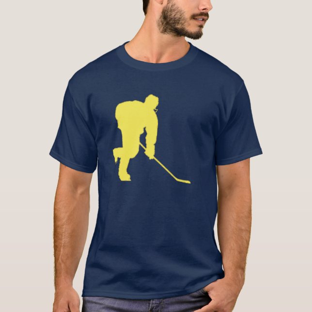 BLÅTT- OCH GULDHOCKEY TEE (Framsida)