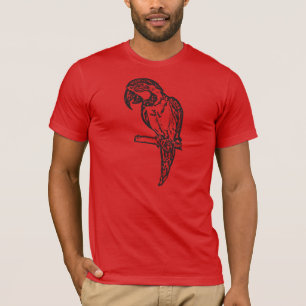 Blått- och guldMacawT-tröja T Shirt