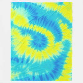 Blått och Gult - färgämne Fleecefilt