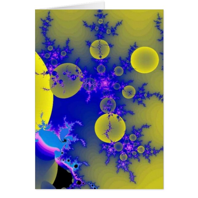 Blått och gult-fraktur OBS kort (Framsidan)