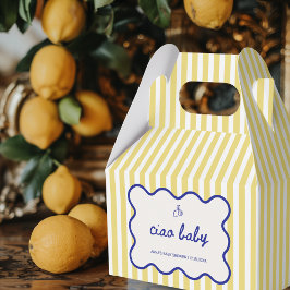 Blått och Gult i Ciao Baby Hand plockade och babys Presentaskar