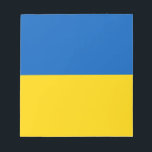 Blått och Gult Ukraina Anteckningsblock<br><div class="desc">Anteckningsblocket Blue and gult Ukraina flagga.</div>