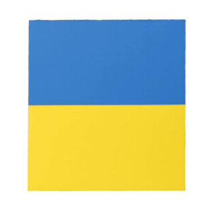 Blått och Gult Ukraina Anteckningsblock