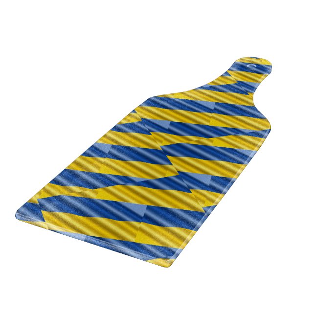 Blått och Gult Ukraina Inspicerat fredsanfall mot  (Hörn)