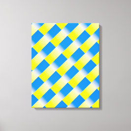 Blått och Gult Ukraina Inspicerat fredsanfall mot  Canvastryck