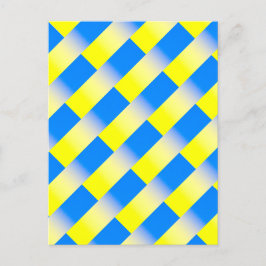 Blått och Gult Ukraina Inspicerat fredsanfall mot  Vykort