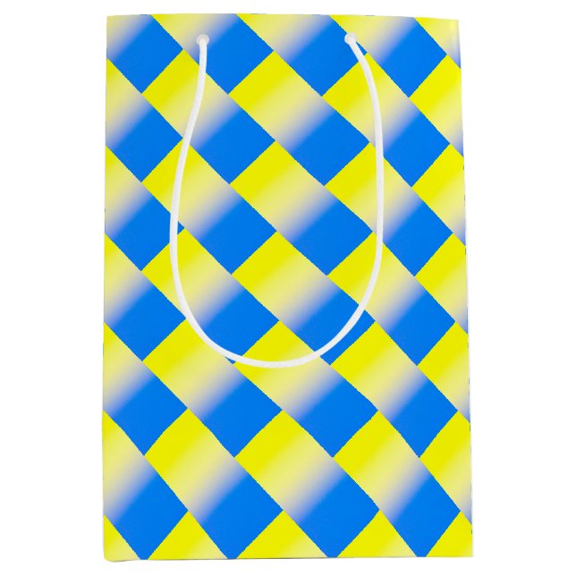 Blått och Gult Ukraina Inspinerat fred i krig (Framsidan)