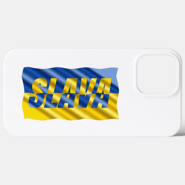 Blått och Gult Ukraina Inspinerat fredskrig (Baksida (horisontell))