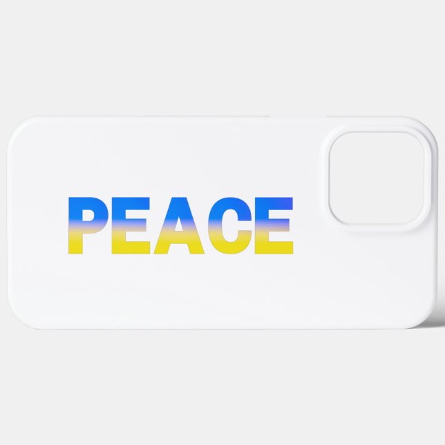 Blått och Gult Ukraina Inspinerat fredskrig (Baksida (horisontell))