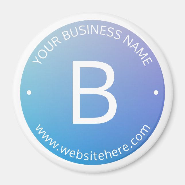 Blått och Lila i figursättningspanel med redigerba Magnet (Framsidan)