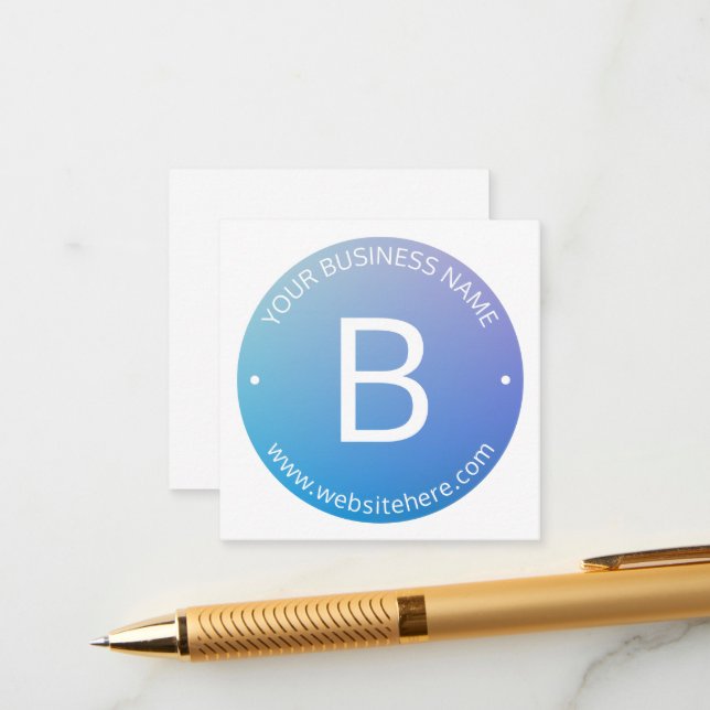 Blått och Lila i figursättningspanel med redigerba Tilläggskort (Fram/Back In Situ)