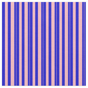 Blått och Ljust rosa stripe/länt Mönster Tyg