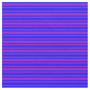 Blått och Mörk Violet Stripe Mönster Tyg