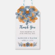 Blått och Orange FLOCK-Tack