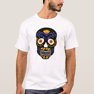 Blått och Orange Manar av socker T Shirt