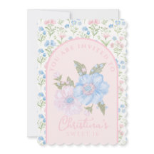 Blått och Rosa GrandMillennium Blommigt Sweet 16