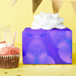 Blått och Rosa - övertoning Pastel Bubble Art Presentpapper