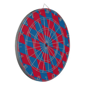 Blått och rött bavaria Diamond Flagga Mönster Darttavla