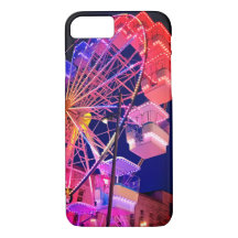 Blått och rött färjehjul