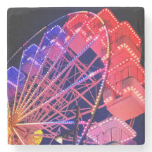 Blått och rött färjehjul