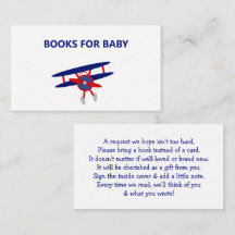 Blått och rött flygplan Babyskor Bokar för Baby