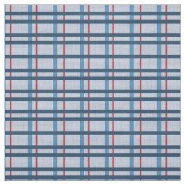 Blått och rött Play Fabric Tyg