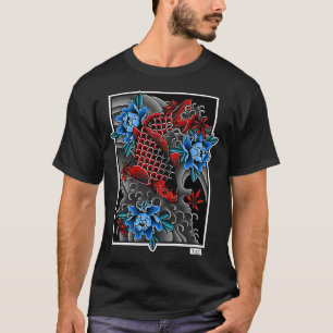 Blått och Rött T Shirt