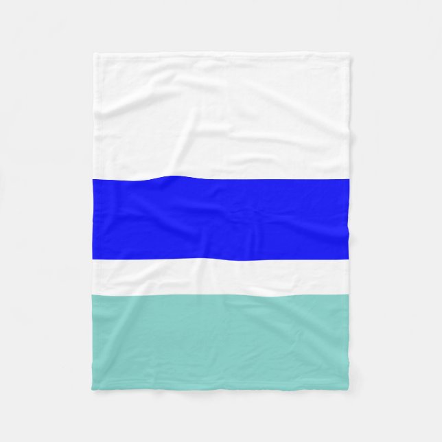 Blått och skalat fleecefilt (Framsidan)