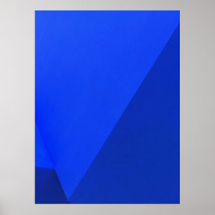Blått och svart träskivor poster