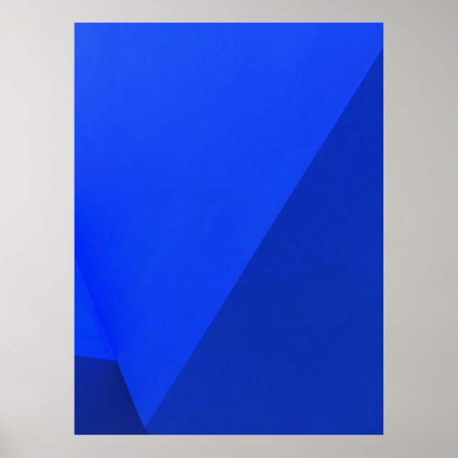 Blått och svart träskivor poster (Framsidan)