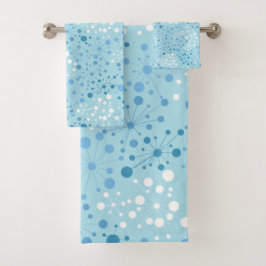 Blått- och vitMitt--Århundrade Retro moderna