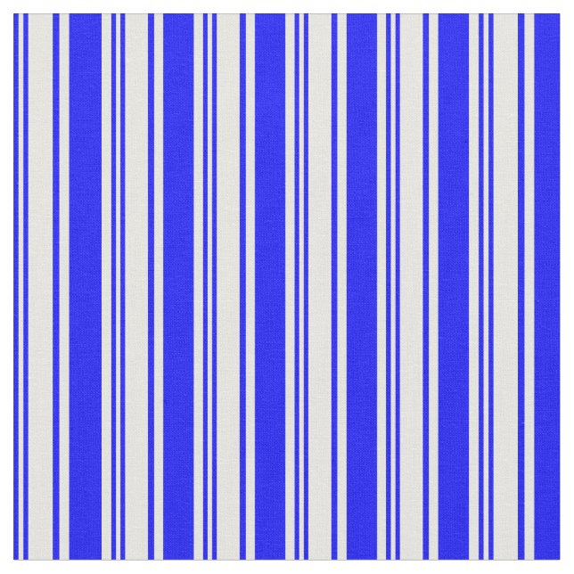 Blått och vitt Färgad, länt Mönster Tyg (Närbild)