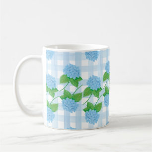 Blått och vitt farmaceutiskt Hydrangea Mugg