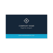 Blått och vitt geometriskt