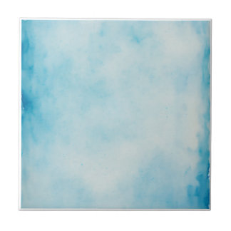 Blått och vitt kakelplatta