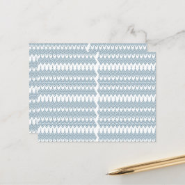 blått och vitt mönster med vit bakgrund vykort