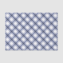 Blått och vitt vävnadsdokument