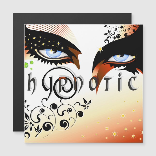 Blått Öga Mode Maka till (Fram/baksida)