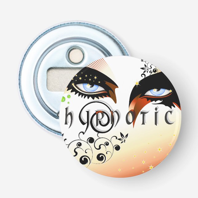 Blått Öga Mode Maka till Flasköppnare (Framsidan)